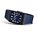 Imagen de BERING 16433-327 Reloj solar para hombre con caja de acero inoxidable de 33 mm con acabado negro y esfera azul