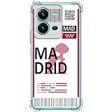 CARCASA MÓVIL - para el Vivo V25 5G de Tarjeta de Embarque. No esperes más, personaliza tu funda con cuatro esquinas reforzadas. Incluye mini-puntos, casi imperceptibles para evitar manchas que se forman por el vacío de la funda con el móvil. Su forma se ajusta milimétricamente a los distintos tamaños y modelos. Máxima cobertura para tu Smartphone.