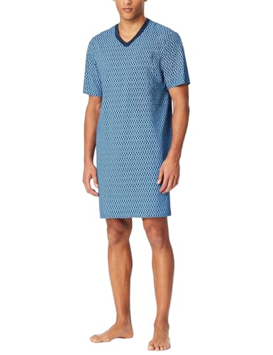 Schiesser Herren Nachthemd Bigshirt Kurzarm Single-Jersey - Comfort Nightwear
