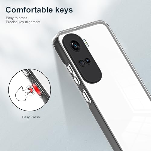 WOKEZ Transparent Fodral för Honor 90 Lite - Färgad Kant Noir