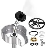 Lava vasos, Lava vasos Aicoya Extensible para Fregadero, Lava botellas para Fregadero de Cocina, Bar, Dispositivo para Lavar Copas