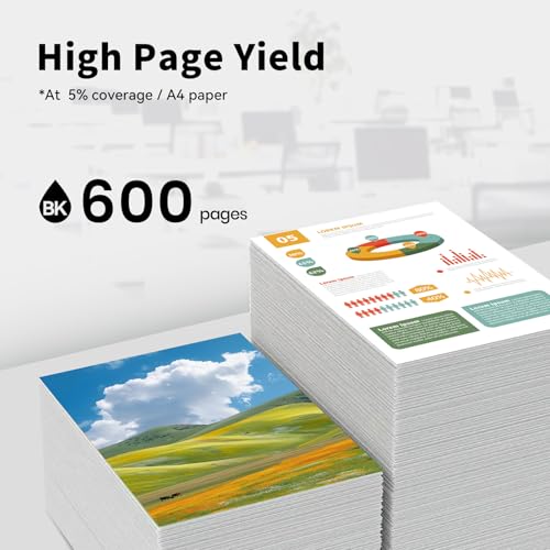 Image of 68XL Ink Cartridge Replacement for HP 68 68e Black Ink Cartridges