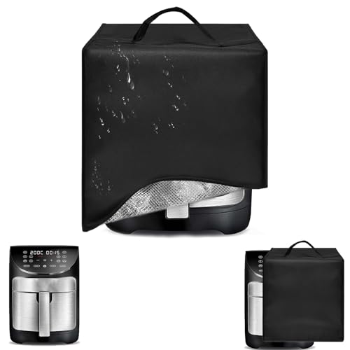 Image of Air Fryer Cover Dust Cover Compatible with Gourmia Air Fryer 7 Qt Large Capacity GAF778 GAF798 GAF716 13.4 inch* 10.6 inch*13.8 inch Heat-Resistant Waterproof Dust-proof Kitchen Appliance Covers
