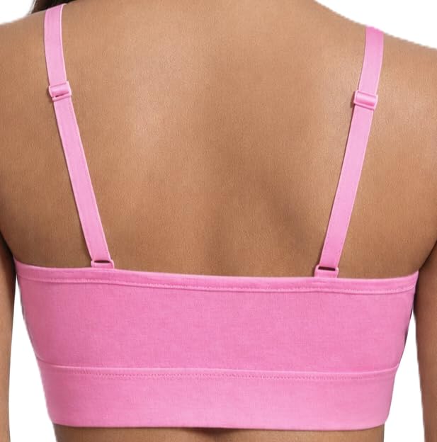 Image of Women's Non-Padded Cotton Bra with Sports Look | Soft Stretchable Everyday Bra | Wire-Free Comfortable Innerwear