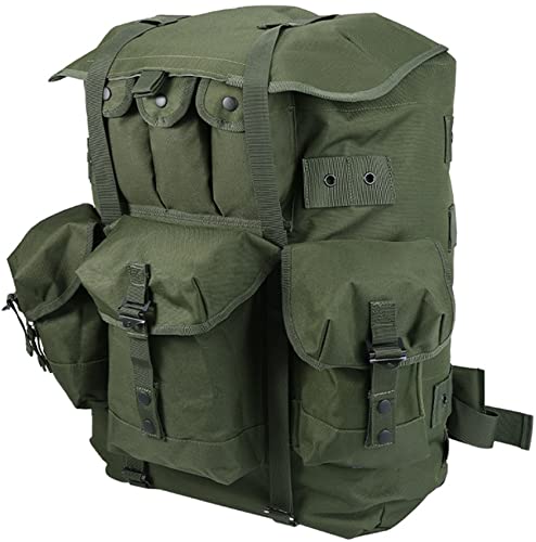 FGHDFH Bolsa De Caza De Viaje Daypack Large 60 L out Hiking Rucksack Tactical Backpacks for Men,Hiking Camping Military Tactical Backpack (Army Green) Cover