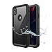 iPhone Xs Max Waterproof Case, Waterproof iPhone Xs Max Shockproof Full-Body Rugged Cover Case with Built-in Screen Protector for Apple iPhone Xs Max 6.5 inch (2018)-(Black)
