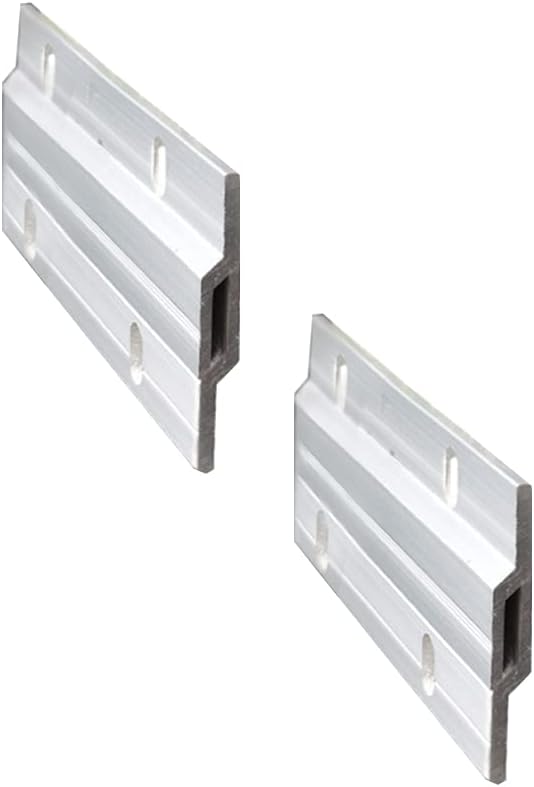 4" Flush Mount Bracket, Interlocking Photo Frame Hook, Heavy Duty Picture Hanger Z Clip Bracket for Large Picture Display Art Gallery Wall Mount Hardware (2 Pair)