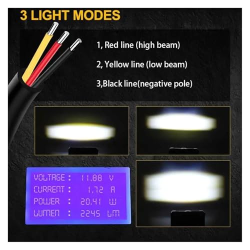 Faro auxiliar moto LED blanco de 20W y 12V para quad y todoterreno 4X4 3