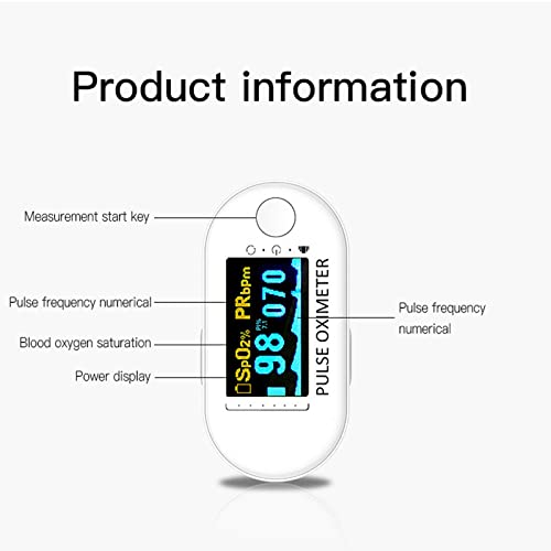 Image of TRENDYNEST Finger Pulse Oximeter Blood Oxygen Saturation Meter White | Oximeters | Monitoring Systems | Medical Equipment | Lab & Life Science