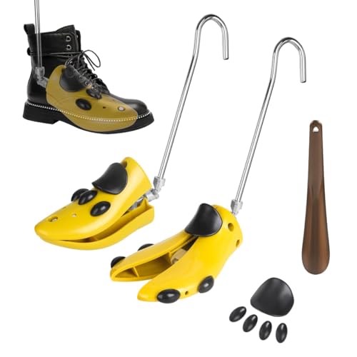 PKCEIJSW Boot Stretchers for Cowboy Boots Shoe Stretcher Women Men 2 Pack, Adjustable Boot Stretcher Thick Wide Feet, Size Women’s (9-14) & Men’s (7.5-13)