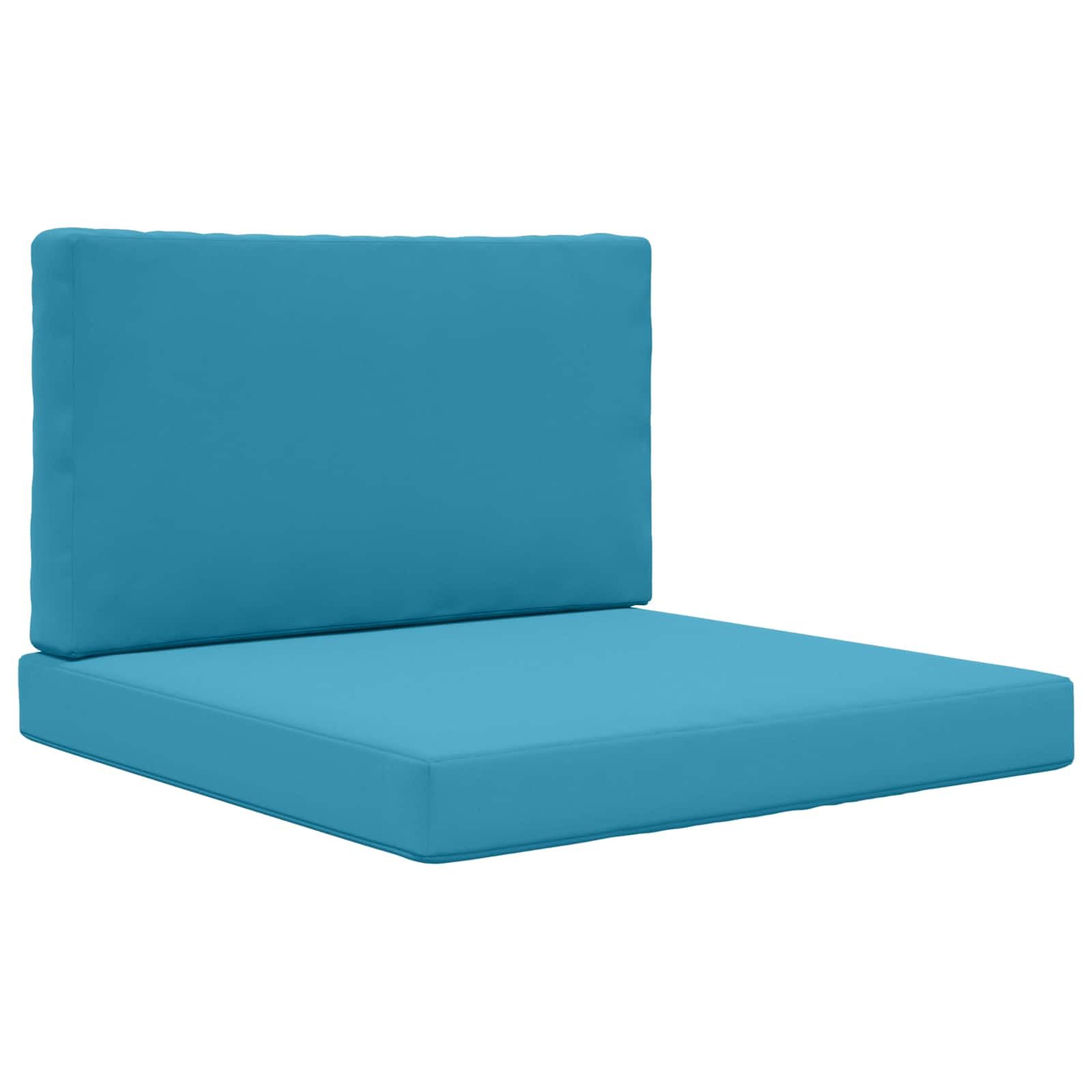 Coussin de canapé d'extérieur bleu roi 80x80cm lavable pour jardin