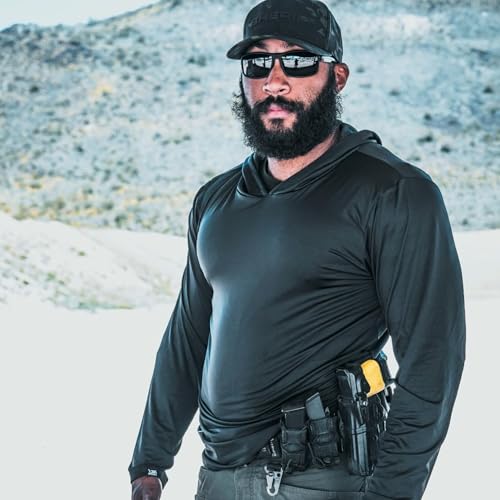 Performance Hooded Long Sleeve - USA Patriotic - Durable Breathable Moisture Wicking Law Enforcement Uniform3