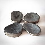 Piedra natural de rio vaciada y pulido en su interior, rústico en exterior