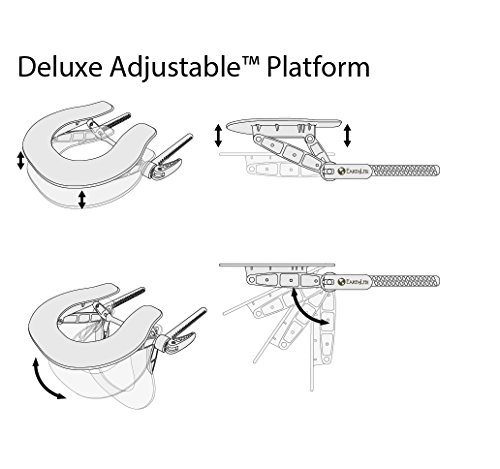 EARTHLITE Berço de rosto de mesa de massagem ajustável de luxo - mesa de massagem/cadeira de massage