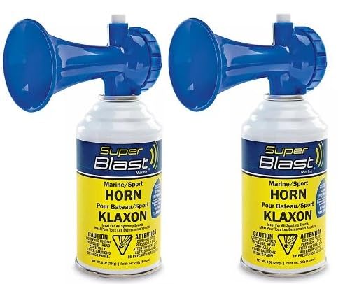 Air Horn 8 oz for Marine,Sports,Hikers,Bikers,&Lifeguards, Portable signaling system strength