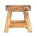 Creative Co-Op Small Wood Pedestal with Handle