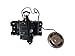 Replacement Battery Quartz Movement for Hermle 2214, 2215 or Any Clock, DIY Clock Kit with Howard Miller 354472 / Kieninger QPA11 Pendulum Unit, 16mm Shaft Length
