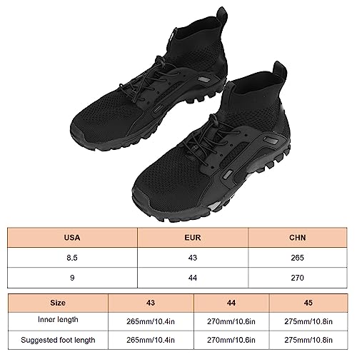 Sapatos de Caminhada, Confortáveis ​​e Elásticos para Acampamento Ao Ar Livre (45)