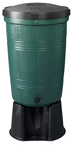 Straight Plc Andersons Garden Lake Water Butt Kit including Stand and Diverter, Multi-Colour, 200 Litre