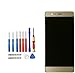 Upplus Pantalla LCD de repuesto compatible con Huawei P9 Standard EVA-L09 EVA-L19 EVA-L29 Recambio Reparación Pantalla Assembly Glass con marco con kit de herramientas (dorado)