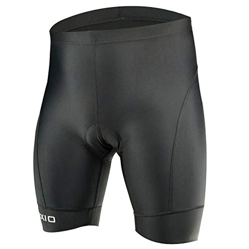 Short de Cyclisme à Rembourrage 3D pour Homme, Respirant Séchage Rapide de Cyclisme Pantalons Court pour Vélo Cycliste Mountain Bike, Noir, XXL Cover