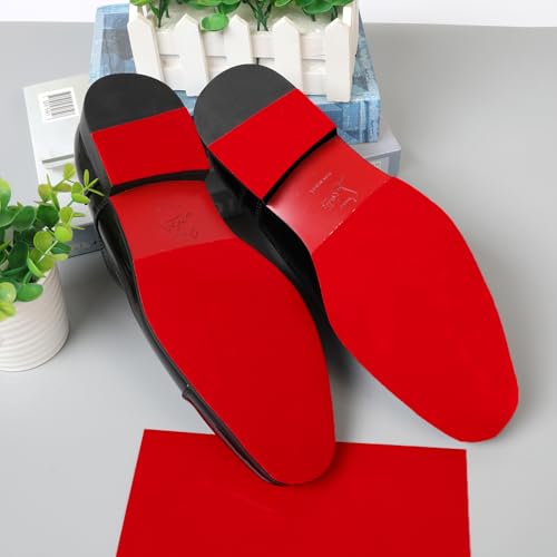 Image of 79 in Red Bottom Shoe Protector for Women, Self-Adhesive Sole Protector, Red Bottom Heels Guard, Non-Slip Shoe Sole Protector Replacement for Shoes(5 in * 79 in)