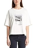 marc cain sports kleid rosa Überschnittene Ärmel Marc Cain Sports Damen MS 48.01 J06 T-Shirt, Mehrfarbig (Off-White 110), 36 (Herstellergröße: 2)