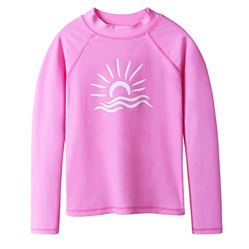 Image of TFJH E Girls & Boys Long Sleeve Rashgurad Swimsuit UPF 50+ Kids Swimwear Sunsuits