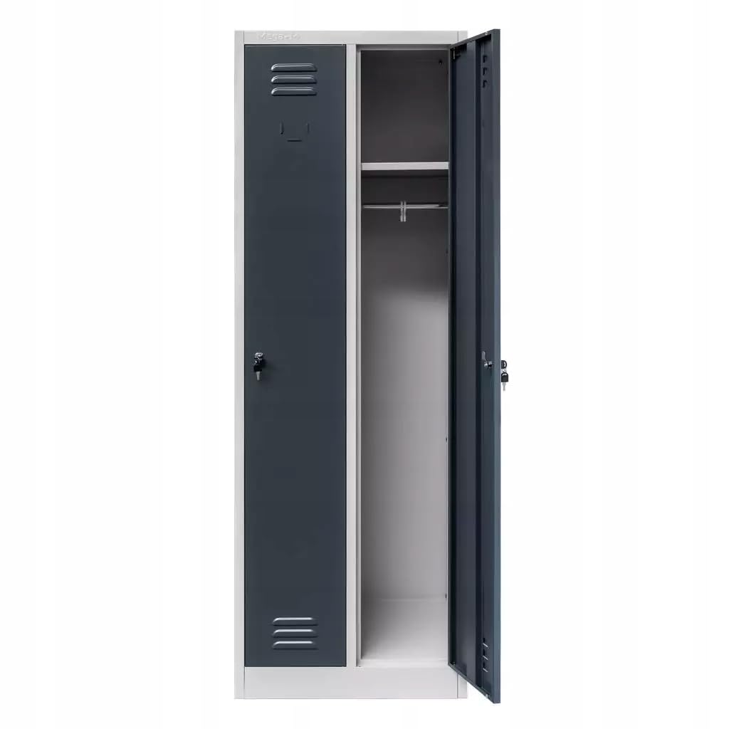 Mega-M Szafka BHP Ubraniowa Metalowa Pracownicza 2-Drzwiowa 60cm