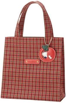 Amazon.co.jp: ファミリア トートバッグ 赤 赤チェック familiar
