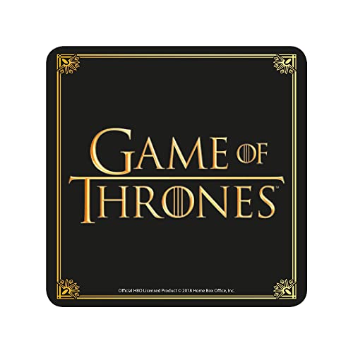 Juego de 6 posavasos con logotipo de Juego de Tronos.