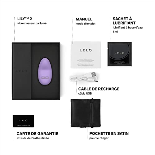 Lelo Lily 2 External Personal Massager For Women Lavender, Handheld Wireless Female Vibrator Vibrating Stimulation Small Vibrator Massager Toy, Lavender And Manuka Honey Mini Bullet Vibrator #TOP1