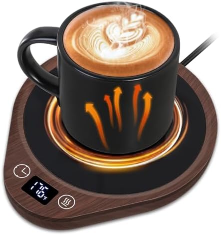 PUSEE Coffee Mug Warmer - Electric Large Candle Warmer Plate with...