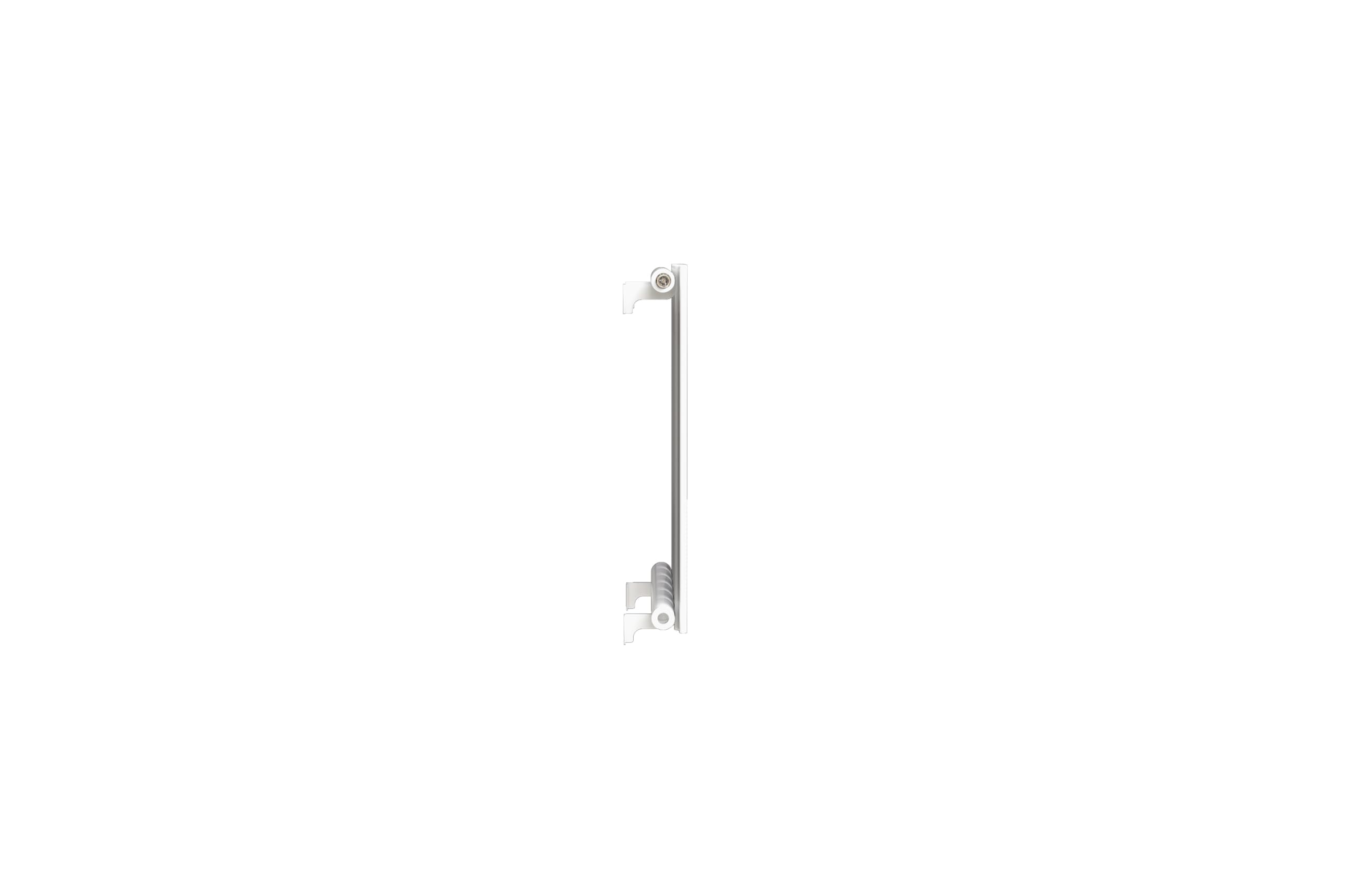 Radiateur blanc mural eau chaude horizontal en acier | 60 x 45 cm 361 Watt pour chauffage central | 4 raccordements standards 15x21 (1/2) série NYTIA by NOYON & THIEBAULT