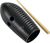 Nino Percussion Mini Güiro Instrument - Musikinstrument für Kinder ab 3 Jahren - Kunststoff, Schwarz (NINO581BK)