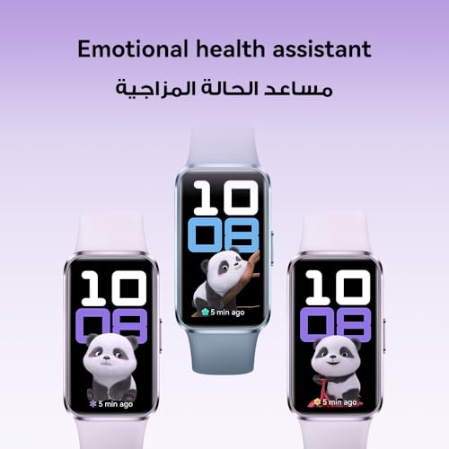 HUAWEI Band 10 Smartwatch with AI-powered Fitness Monitoring, Pro-Level Sleep Analysis, Emotional Wellbeing Assistant, Streamlined Metallic Design, Fast Charging,iOS & Android, HUAWEI Care+, Black