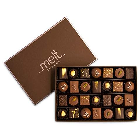 Chocolate Box of 28 Fresh Chocolates, Melt Chocolates London Cover