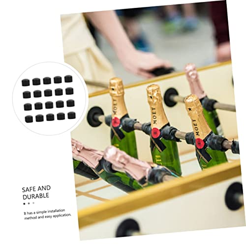 Biudeco 20Pcs Football Machine Cap Pool Football Football Toys Chair Legs Floor Protectors Foosball Table Parts Foosball End Cap Football Tables Equipment Table Football Supplies Food #TOP2