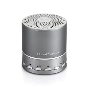 Sound Oasis Sound Machine Bluetooth Speaker Portable White Noise Machine 20 Non-Looping Sounds Nature Brown Pink Noise Tinnitus Masker Sound Soother for Sleep Home Baby Office Travel Rechargeable