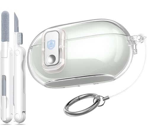 Protection Beats Solo Buds 2024 transparente en TPU rigide avec kit de nettoyage complet