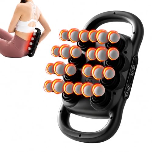 Pistolet de massage avec 24 têtes et 30 vitesses pour récupération musculaire