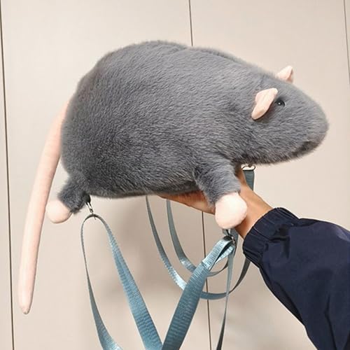 Sac à dos en peluche souris idéal pour sorties plage et parc - 6