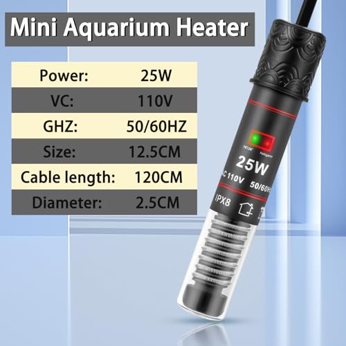 pamaner-25W-Small-Aquarium-Heater-Mini-Fish-Tank-Heater-for-Preset-Temperature-78-Water-Heater-for-Freshwater-Fish-Tanks