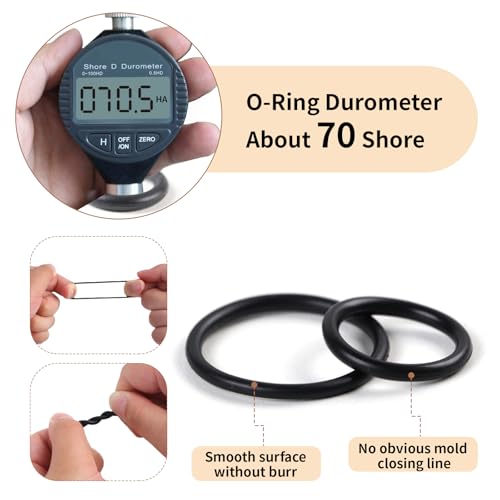 image for Romeda O Ring Kit 1050 PCS, O Ring Assortment Kit 21 Size, Metric Nitr