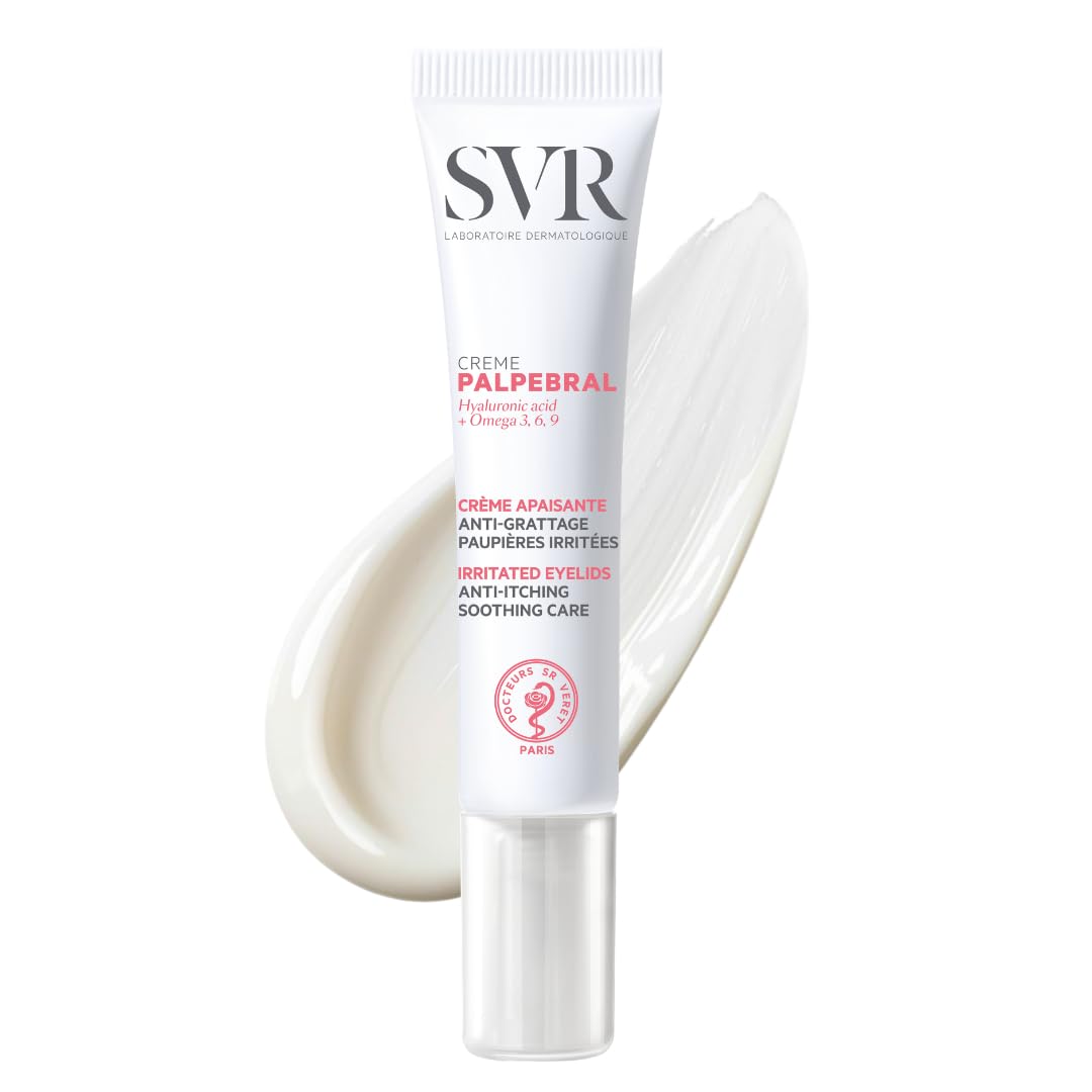 SVR PALPEBRAL Eczema Eye Cream for Dry Itchy Sensitive Eyelids 15ml