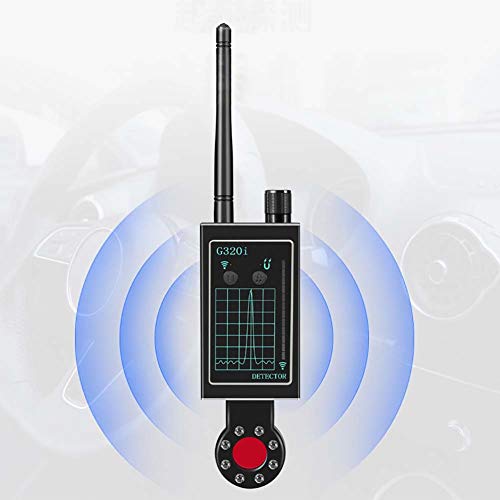 FXQIN Detector de señal Profesional, Detector Anti espía, Detector de RF Buscador de cámara Oculta, Dispositivo de rastreo GPS gsm para Detector de Errores de Audio inalámbrico Cover