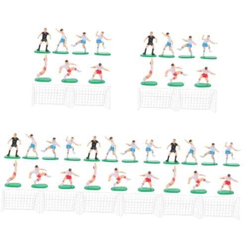 Figurines équipe football pour anniversaire d'enfant lot HANABASS