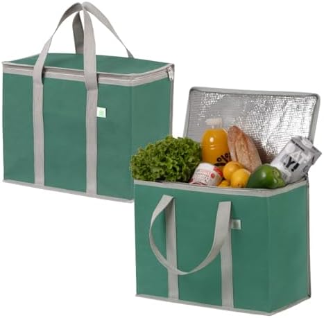 VENO 2 Pack Cooler Bag and Insulated Grocery Bags for Food Delive...