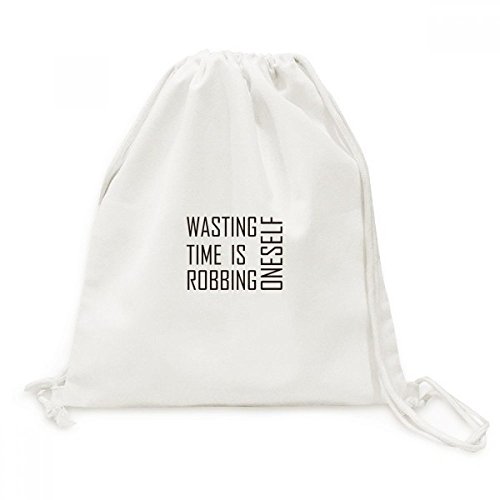 Sac en toile canevas DIYthinker avec motif graphique et cordon de serrage