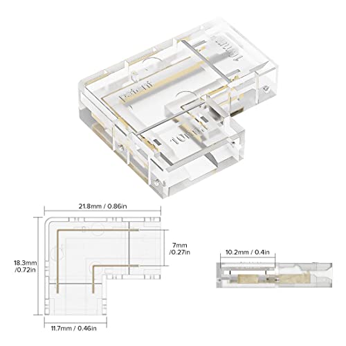 Tira LED COB 16.4 ft 528 LEDs/m 14W/m Luz Cálida 3000K miniatura 4